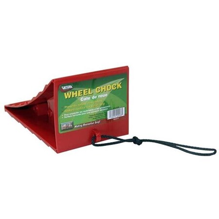 Valterra VALTERRA LLC A100908 Plastic Wheel Chock; Red V46-A100908